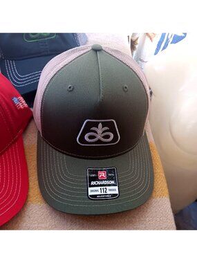 Set Of 6 Ranch Swag Farm Trucker Hats Logos Embroidered Designs Caps